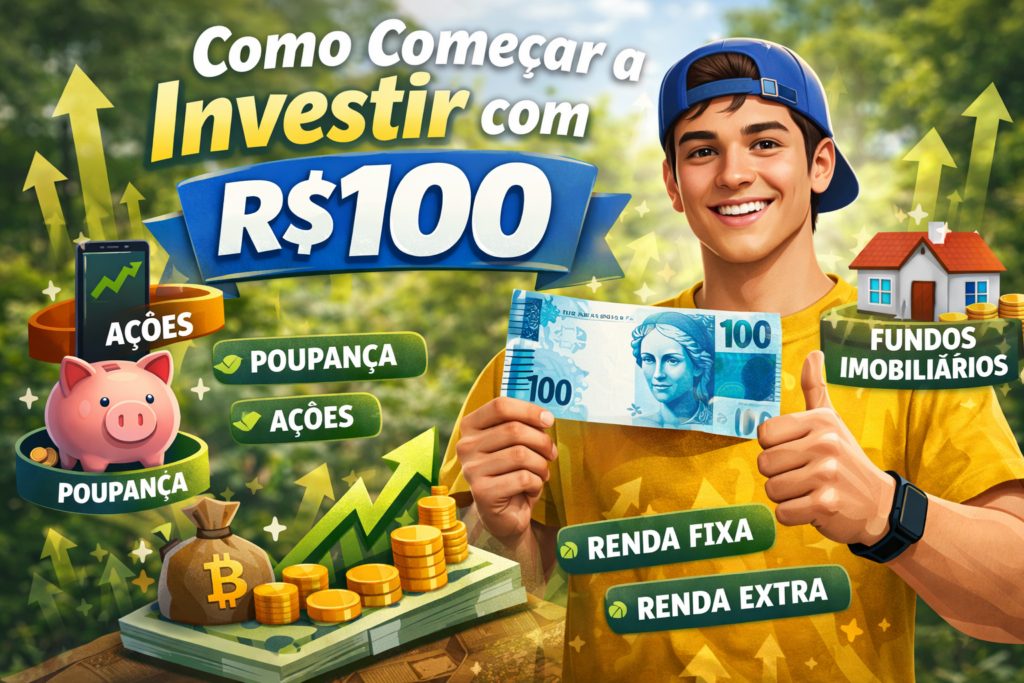 Investir 100 reais